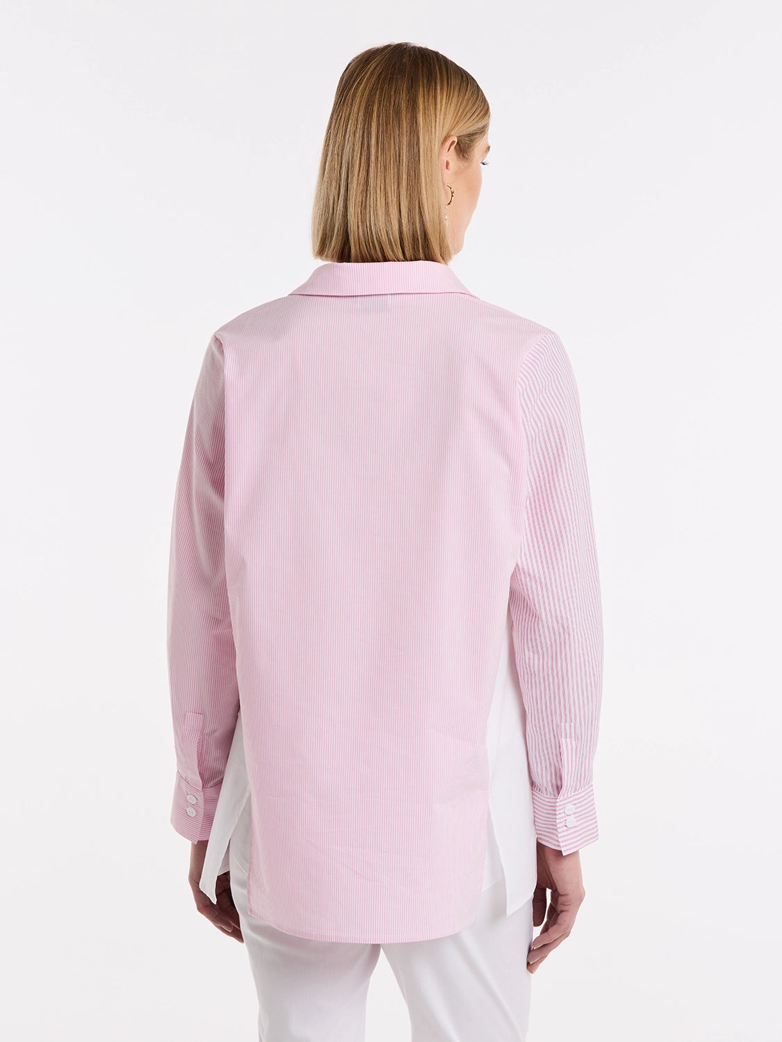 Marco Polo L/S Spliced Stripe Shirt YTMS54689
