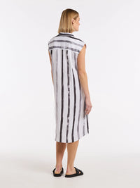Marco Polo S/L Brushed Stripe Dress YTMS59329