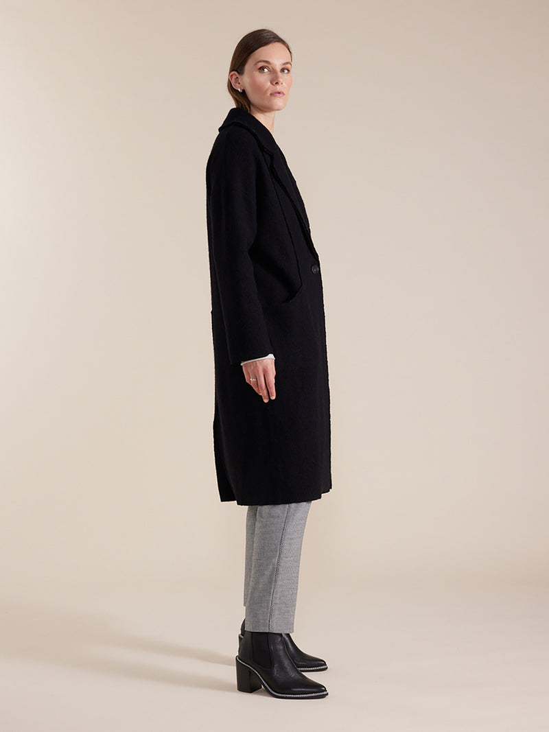 Marco Polo L/S Boiled Wool Coat YTMW43520