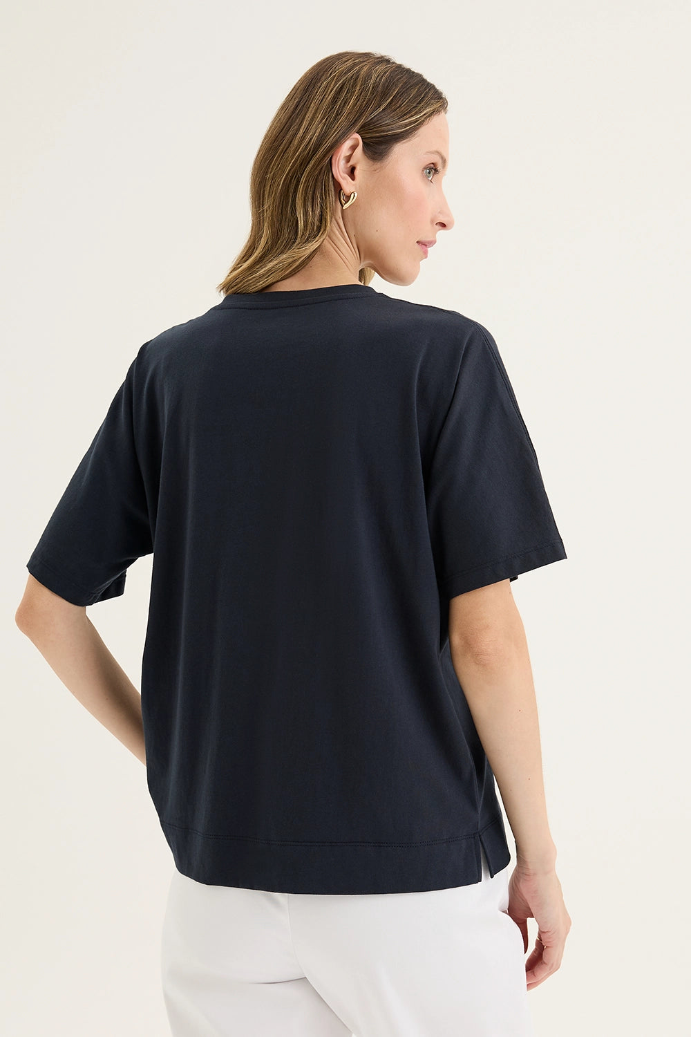 Yarra Trail Glass Tee in Navy YTWN3043