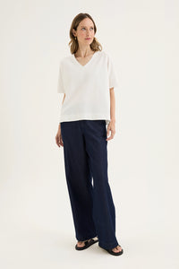 Yarra Trail Glass Tee in Ecru YTWN3043