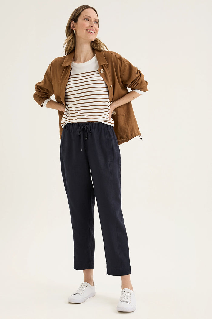 Yarra Trail Tirari Slim Pant in Navy YTWN8995