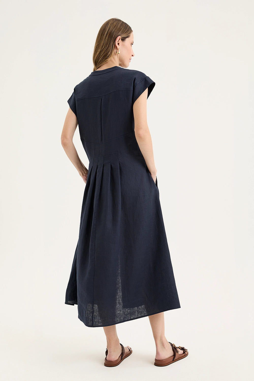 Yarra Trail Bodhi Dress in Navy YTWN9630