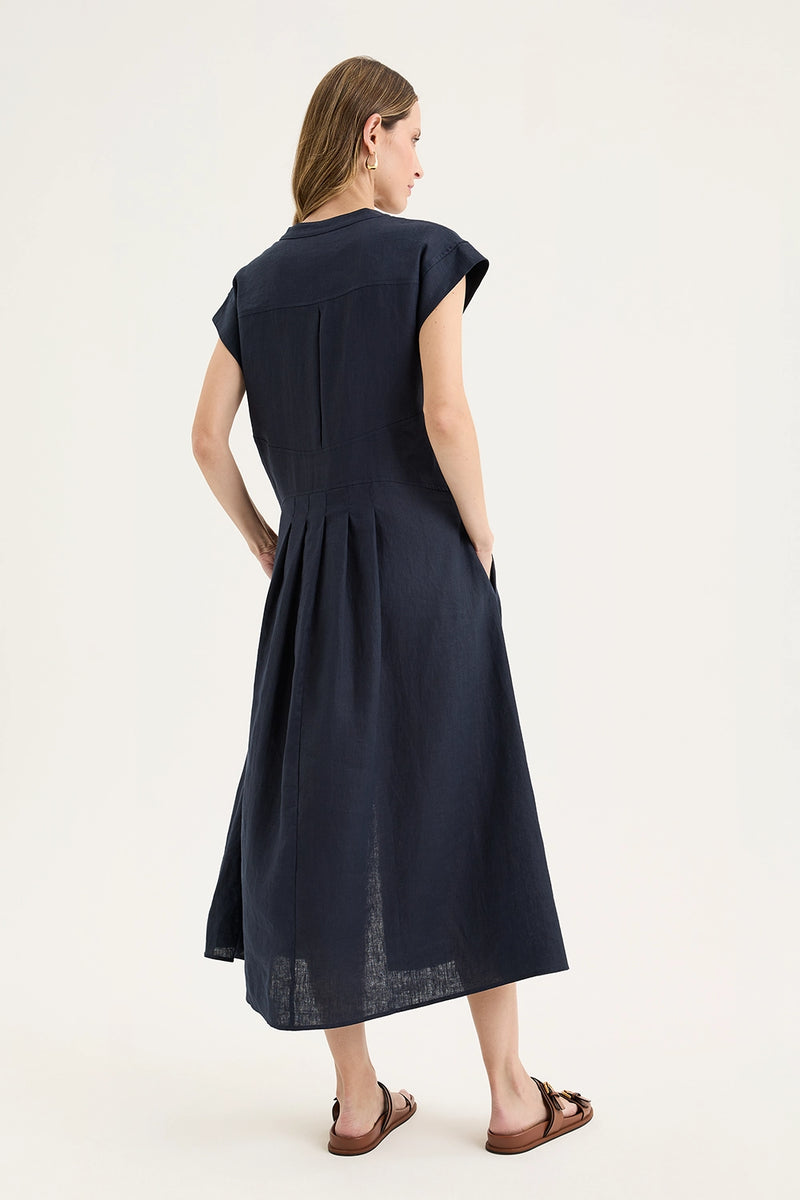 Yarra Trail Bodhi Dress in Navy YTWN9630