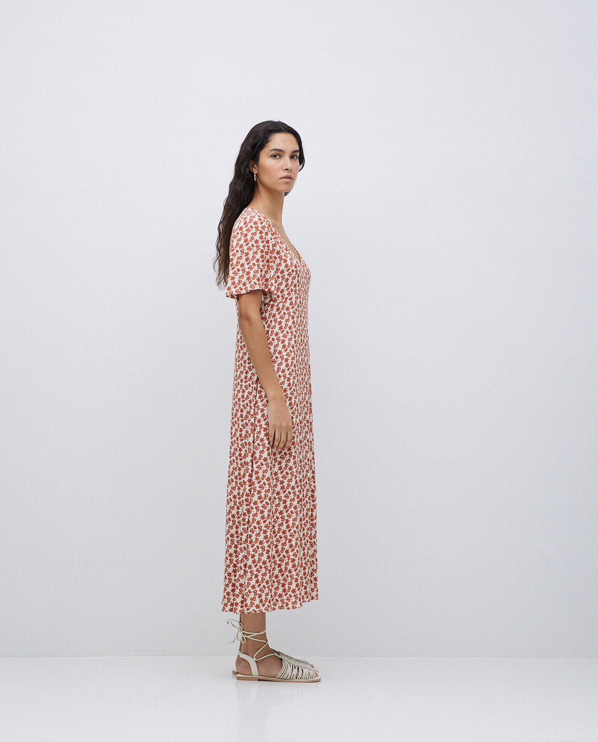 Yerse S/Sleeve Printed Dress 42825Ys