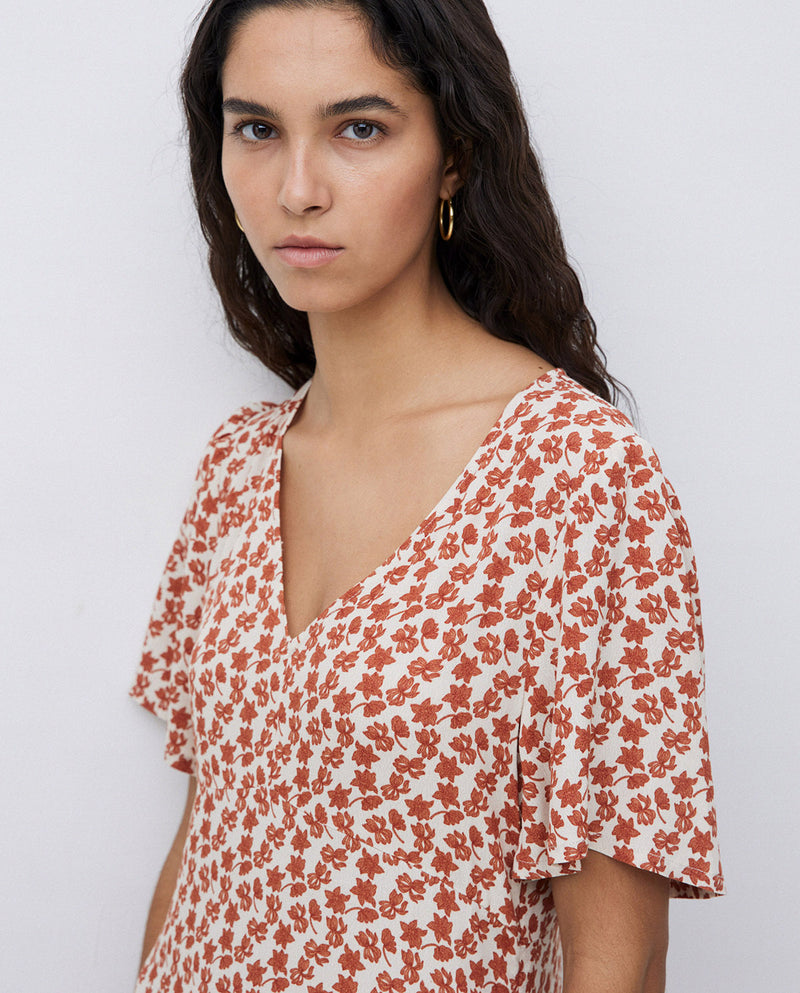 Yerse S/Sleeve Printed Dress 42825Ys
