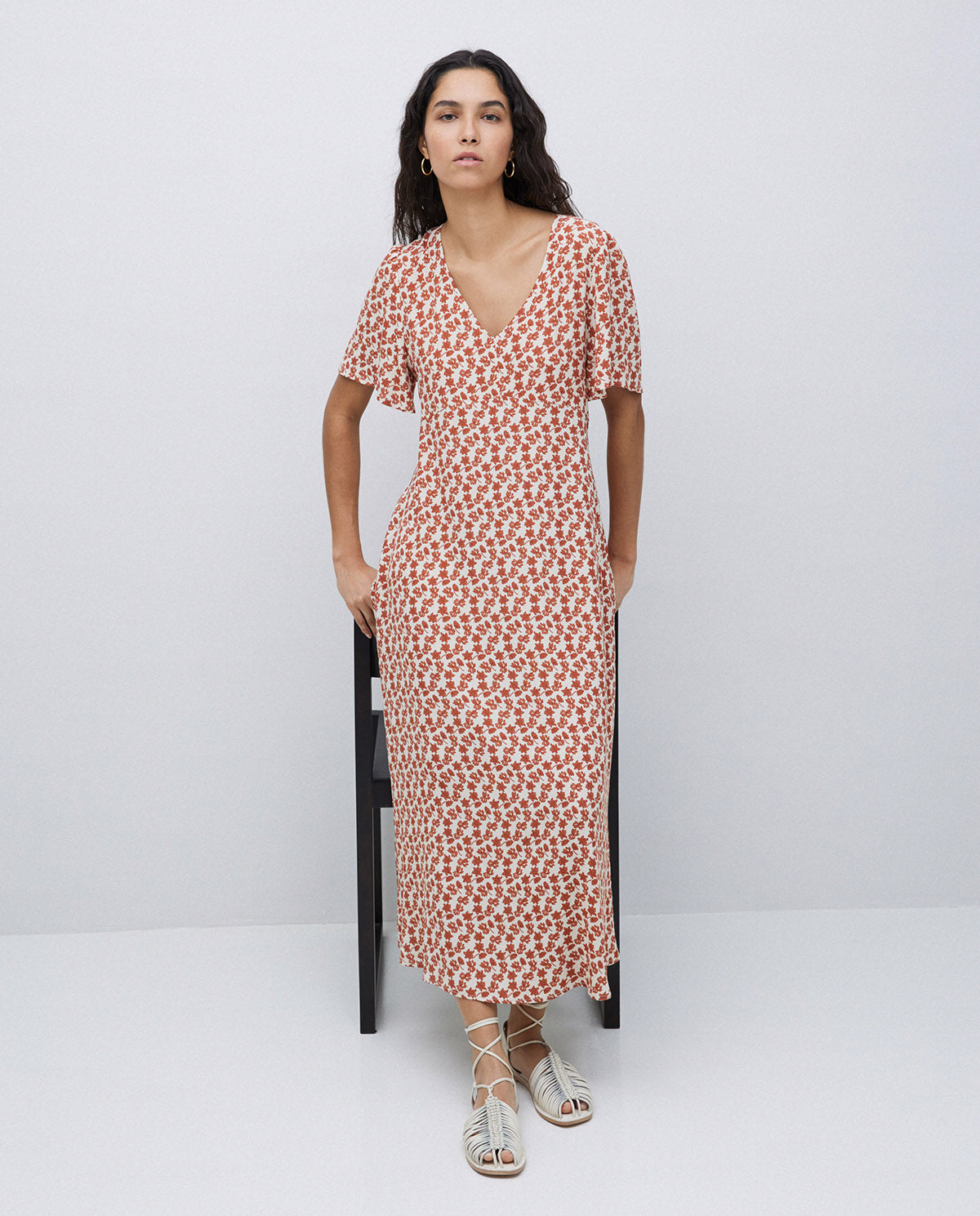 Yerse S/Sleeve Printed Dress 42825Ys