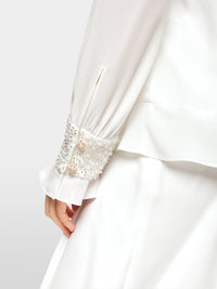 Marc Cain Rethink Together flowing blouse ZG 51.04 W90 - Pre-Order November Delivery
