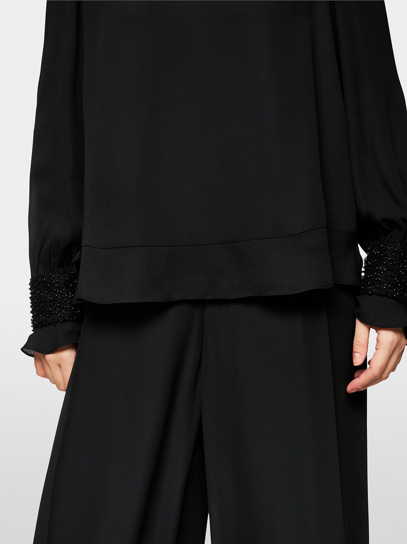 Marc Cain Rethink Together flowing blouse ZG 51.04 W90 - Pre-Order November Delivery