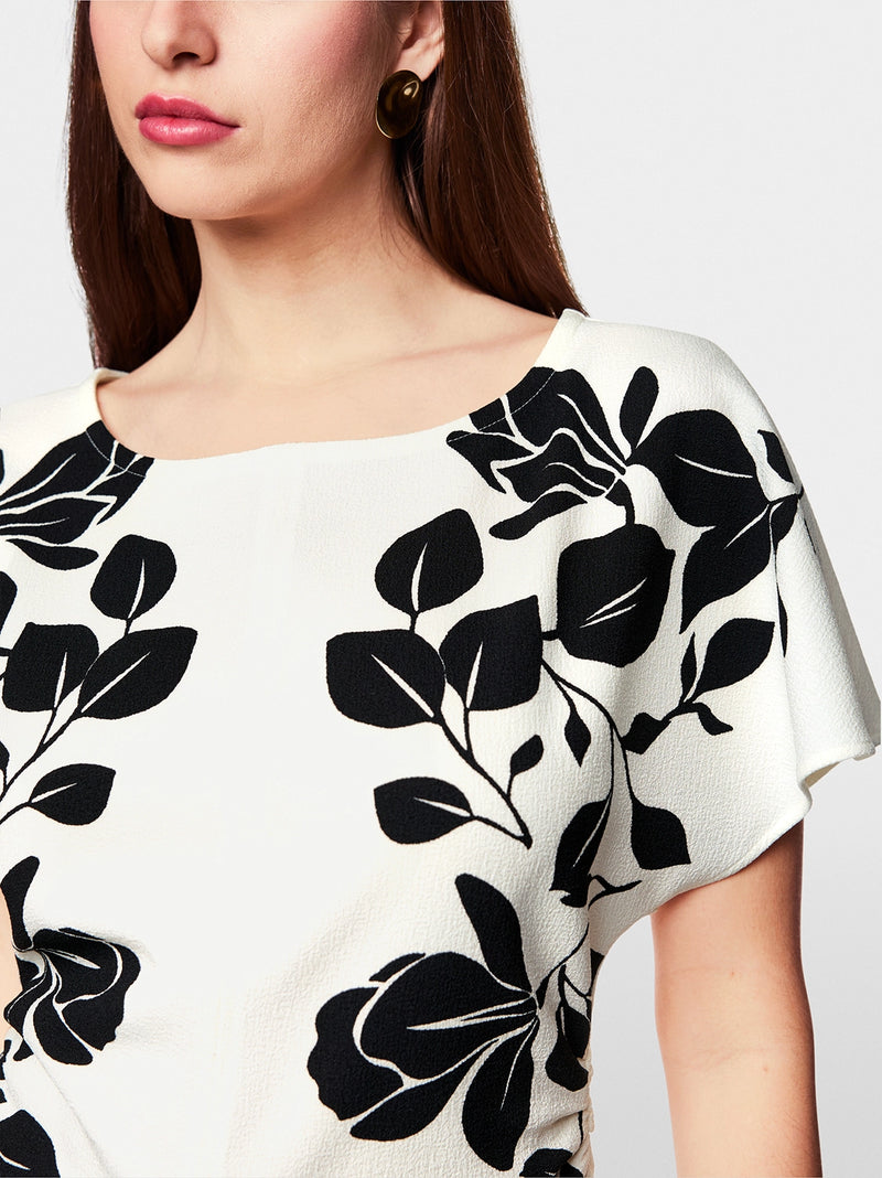 Marc Cain Elegant blouse with floral print ZG 51.05 W11 - Pre-Order November Delivery