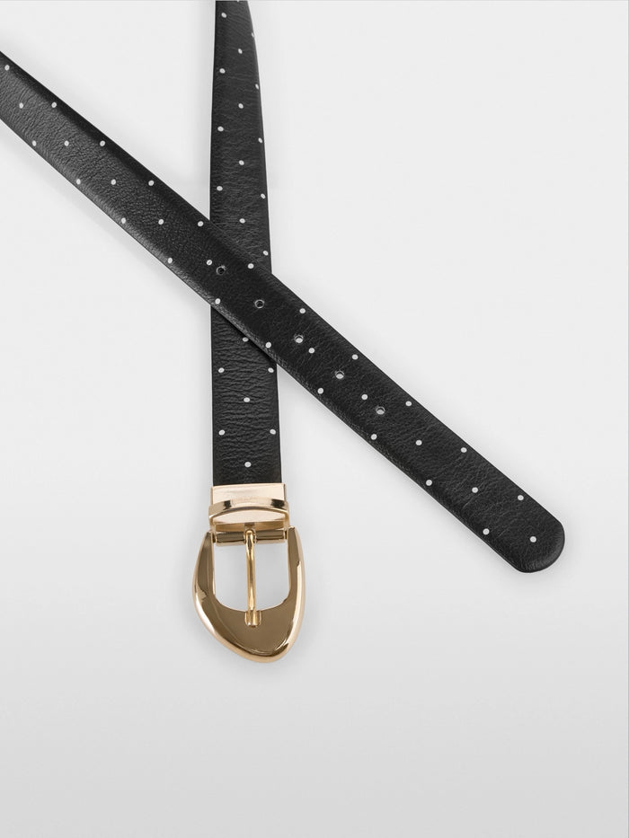 Marc Cain Leather belt with polka dot pattern ZG G1.01 L03 - Pre-Order November Delivery