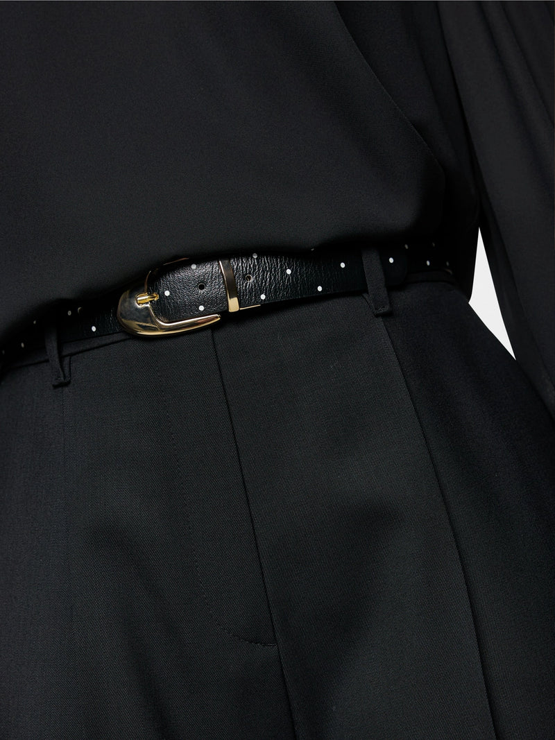 Marc Cain Leather belt with polka dot pattern ZG G1.01 L03 - Pre-Order November Delivery