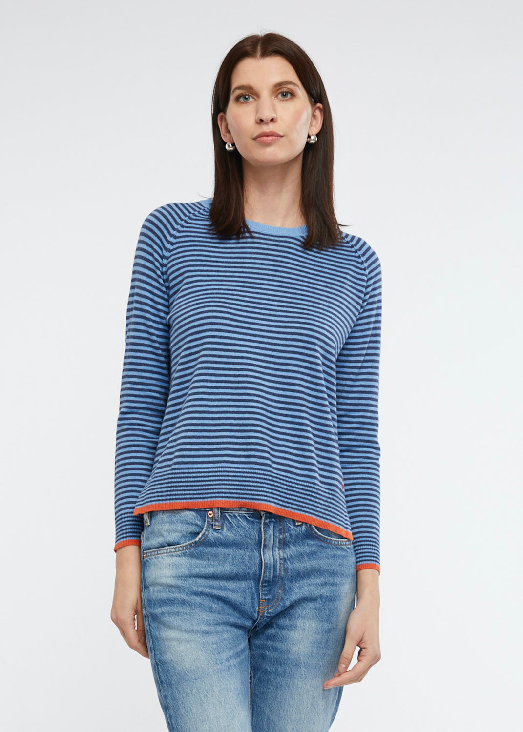 Zaket & Plover Essential Stripe Crew ZP6151