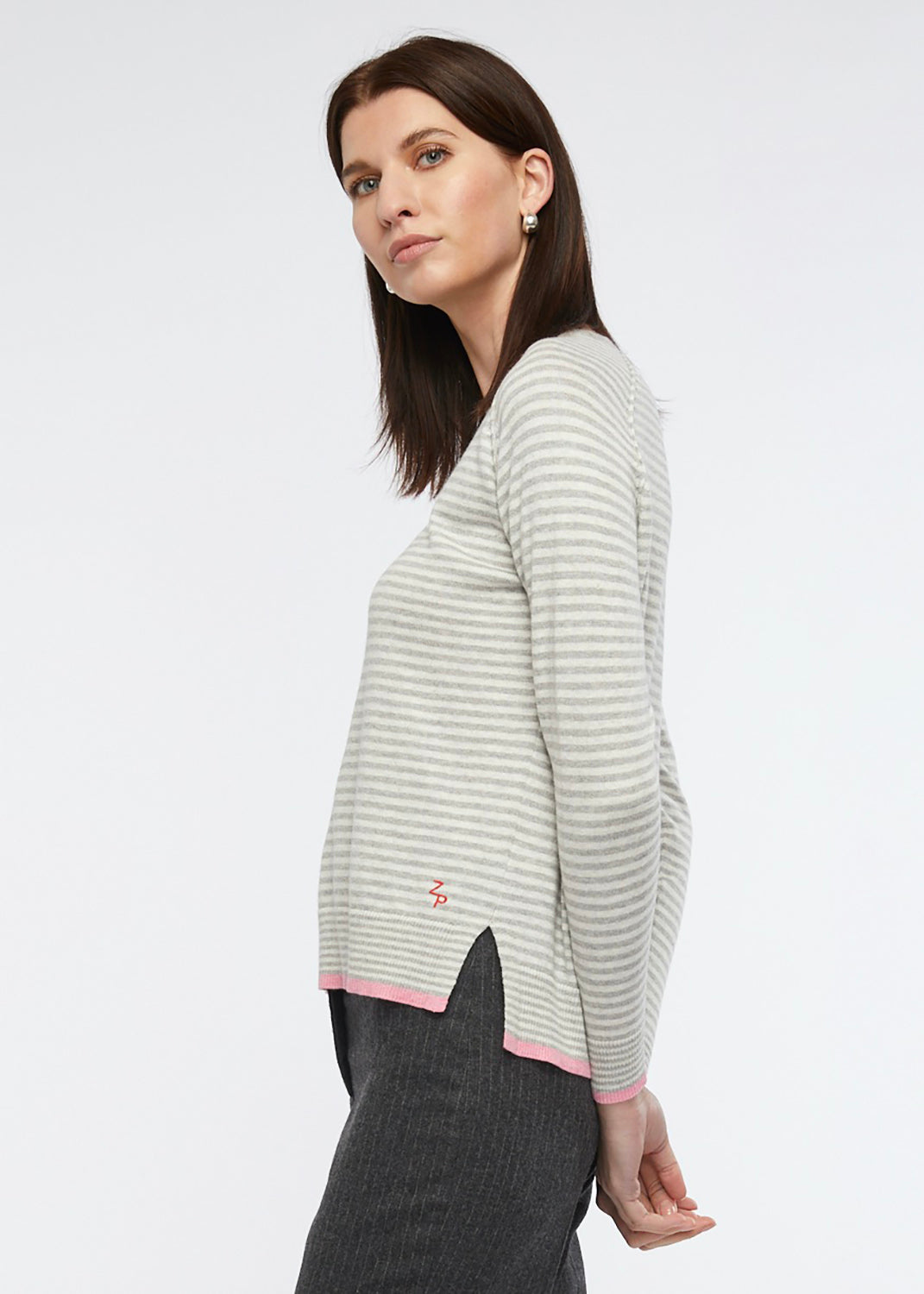 Zaket & Plover Essential Stripe Crew ZP6151