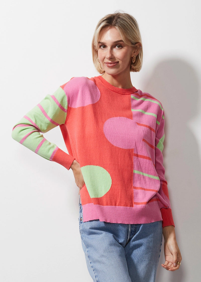 Zaket & Plover Spot on Stripes Jumper Zp6623