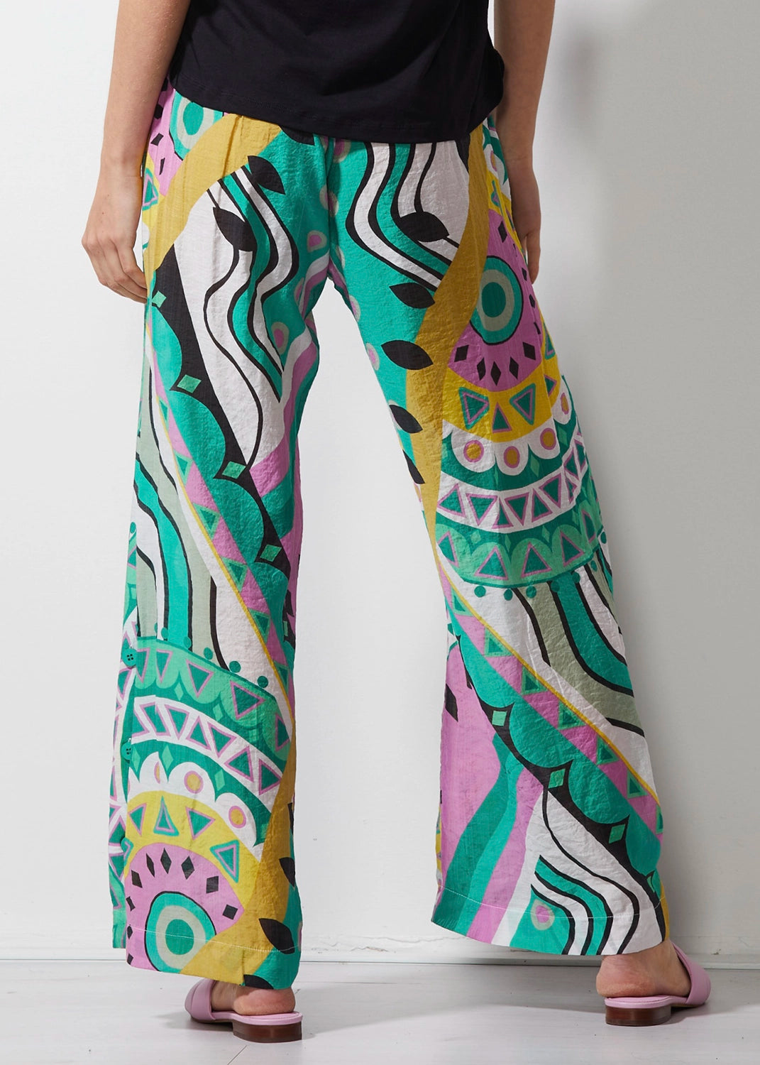 Zaket & Plover Full Leg Pant in Amalfi Print Zp6636