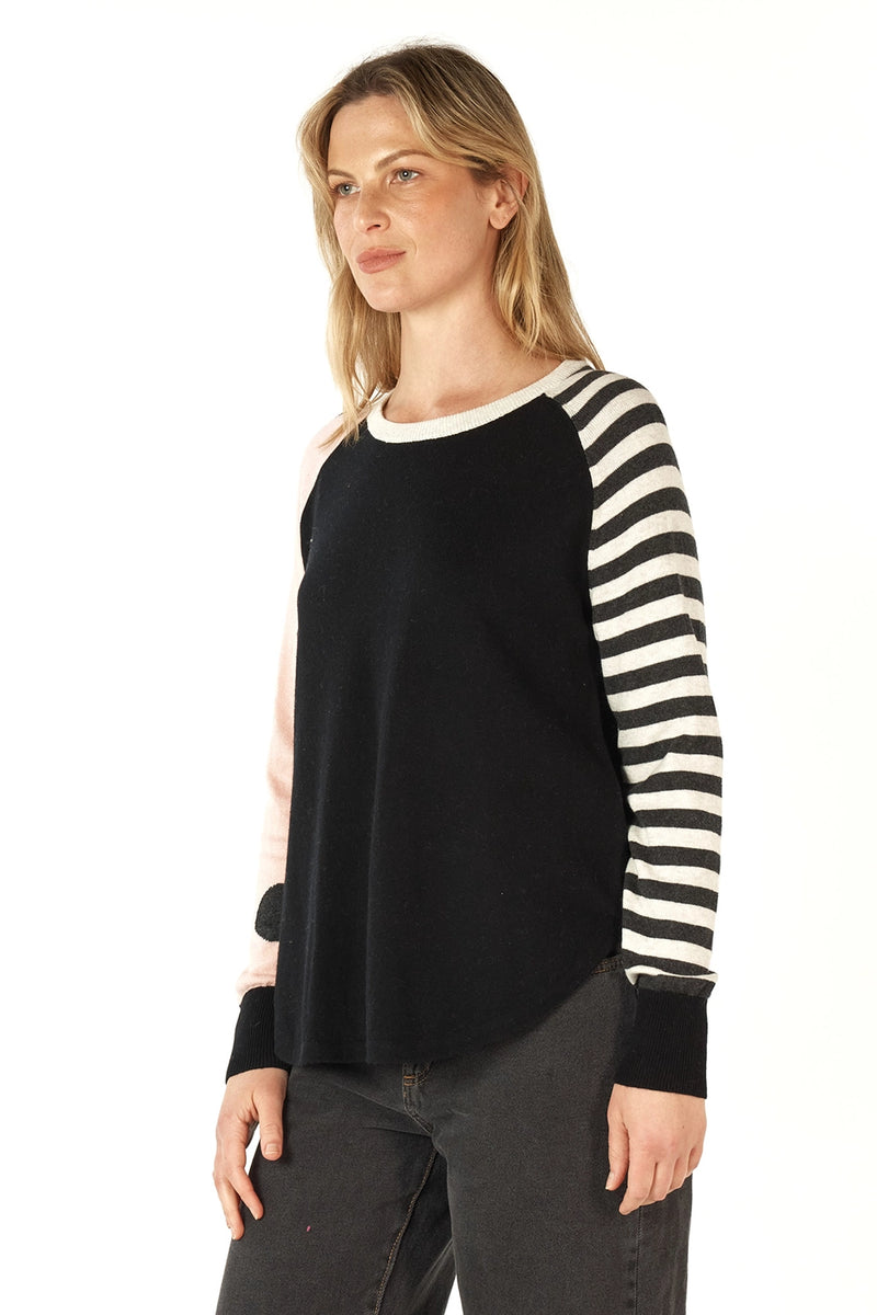 Zaket & Plover Spot and Stripe Crew ZP7137