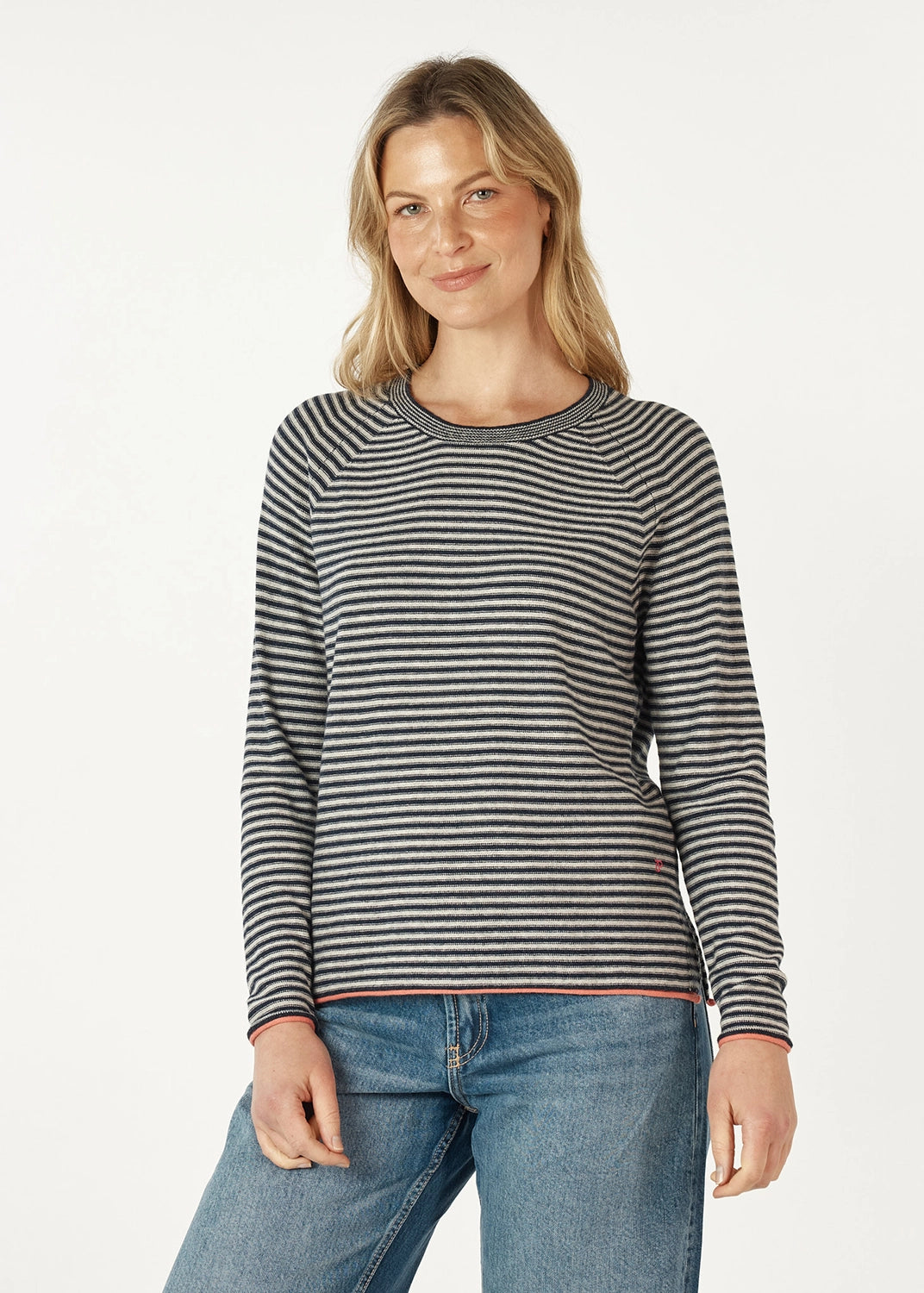 Zaket & Plover Essential Stripe Crew ZP7147