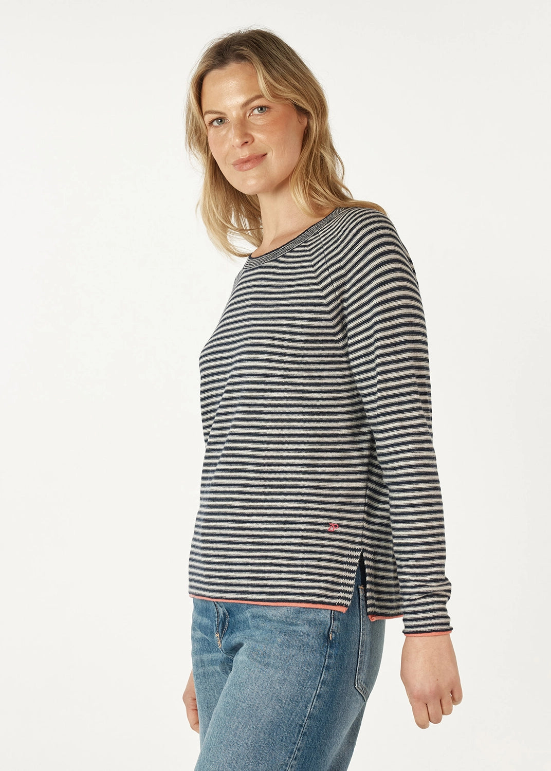 Zaket & Plover Essential Stripe Crew ZP7147