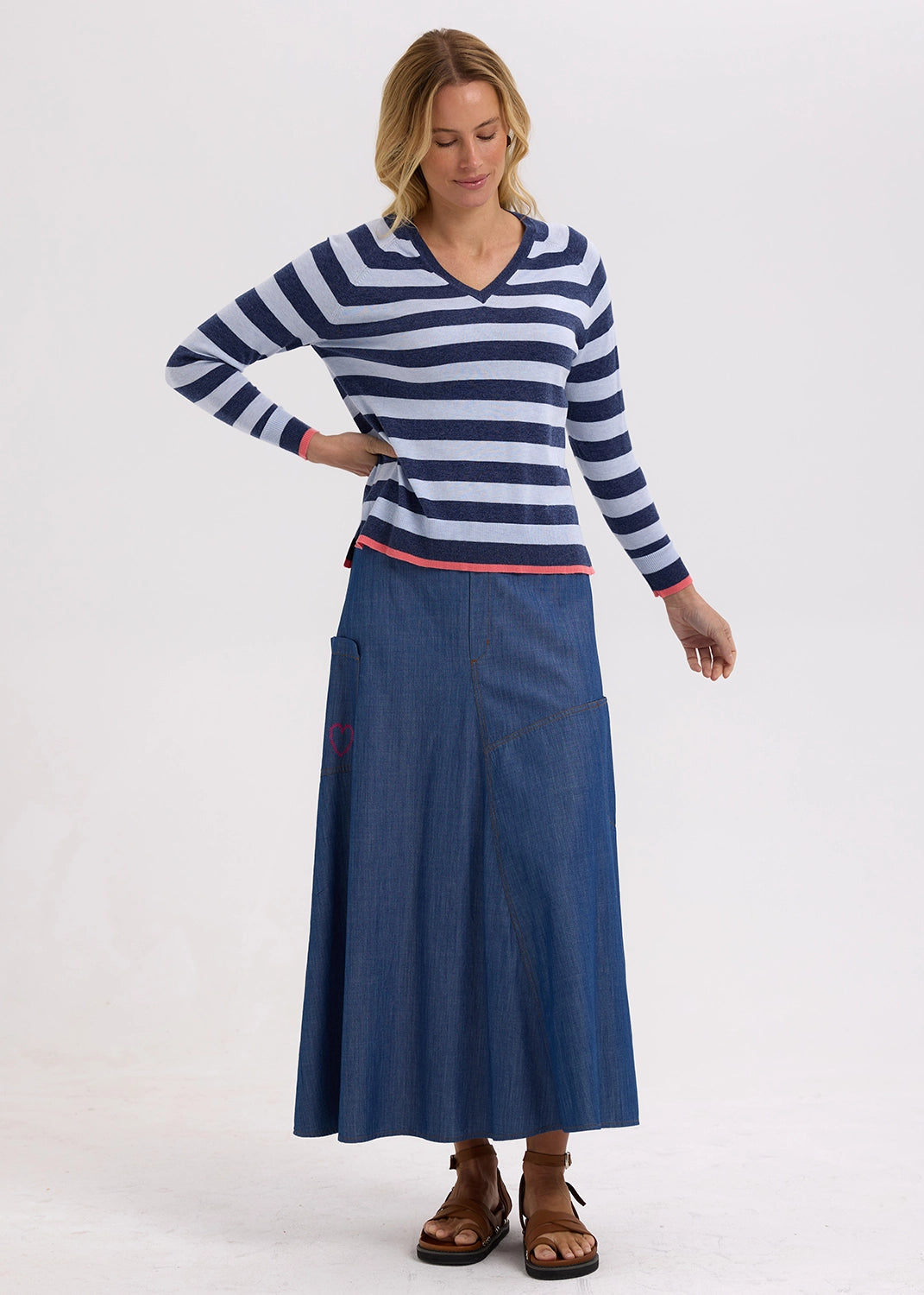 Zaket & Plover Essential Stripe V ZP7701