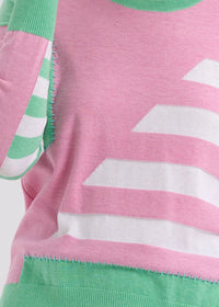 Zaket & Plover Intarsia Jumper in Fondant ZP7705