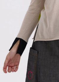 Zaket & Plover Elbow Patch Jumper ZP7707