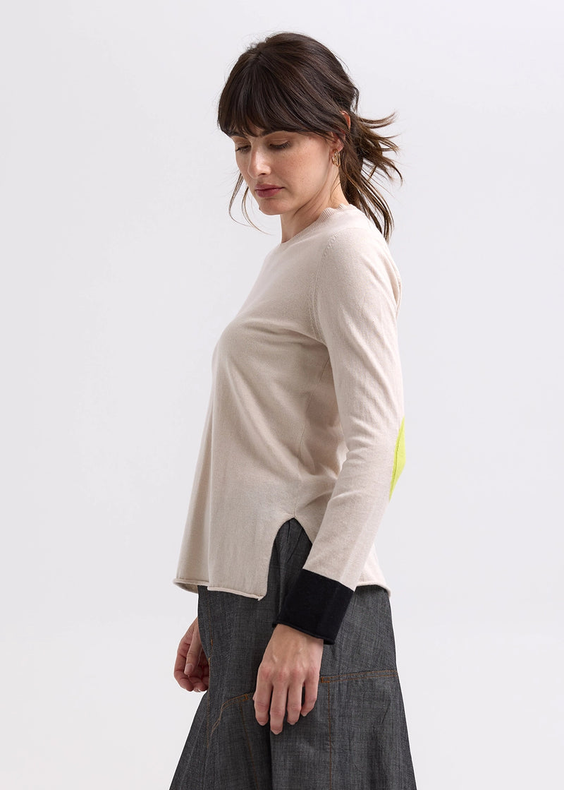 Zaket & Plover Elbow Patch Jumper ZP7707