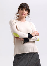 Zaket & Plover Elbow Patch Jumper ZP7707