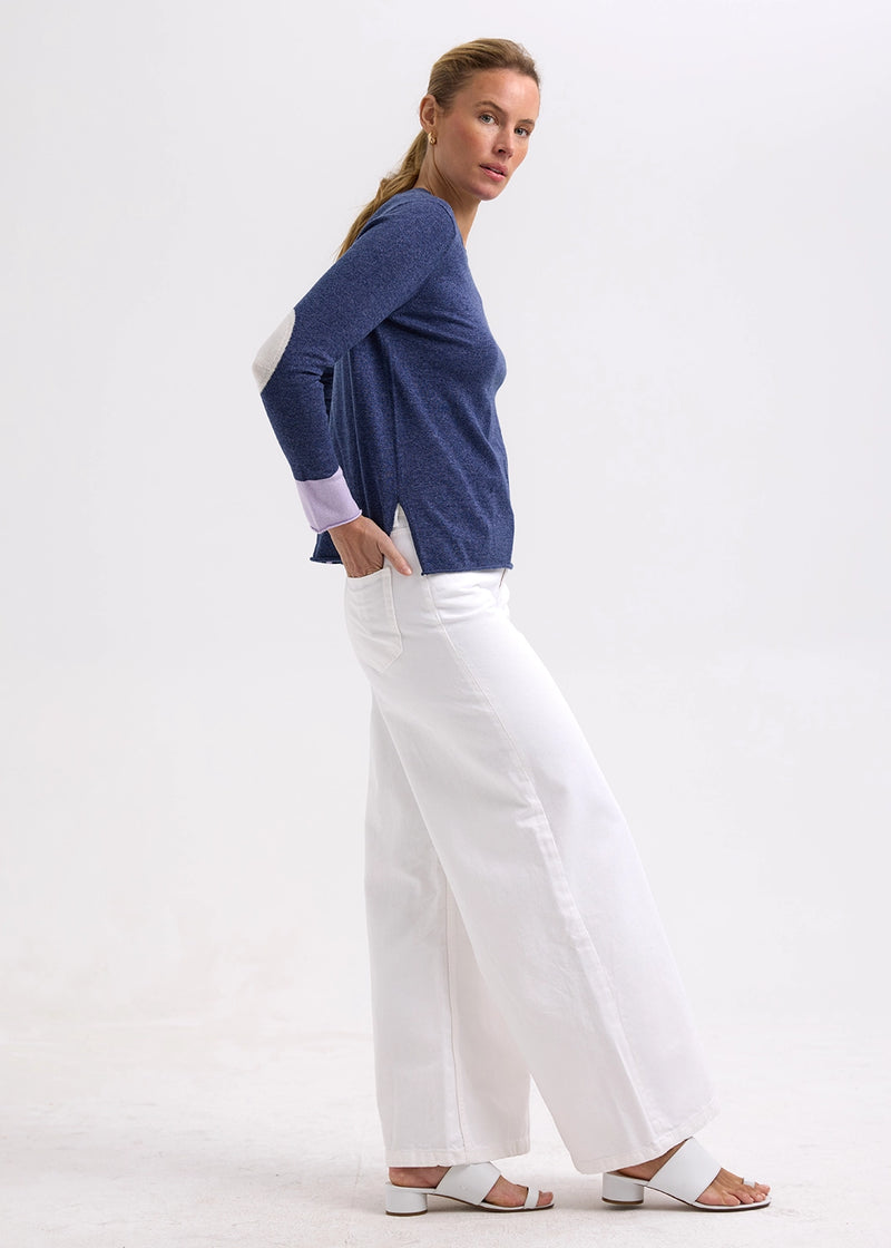 Zaket & Plover Elbow Patch Jumper ZP7707