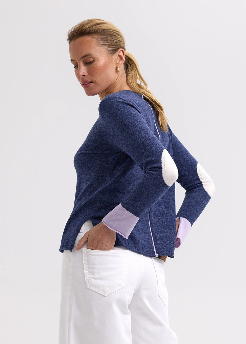 Zaket & Plover Elbow Patch Jumper ZP7707