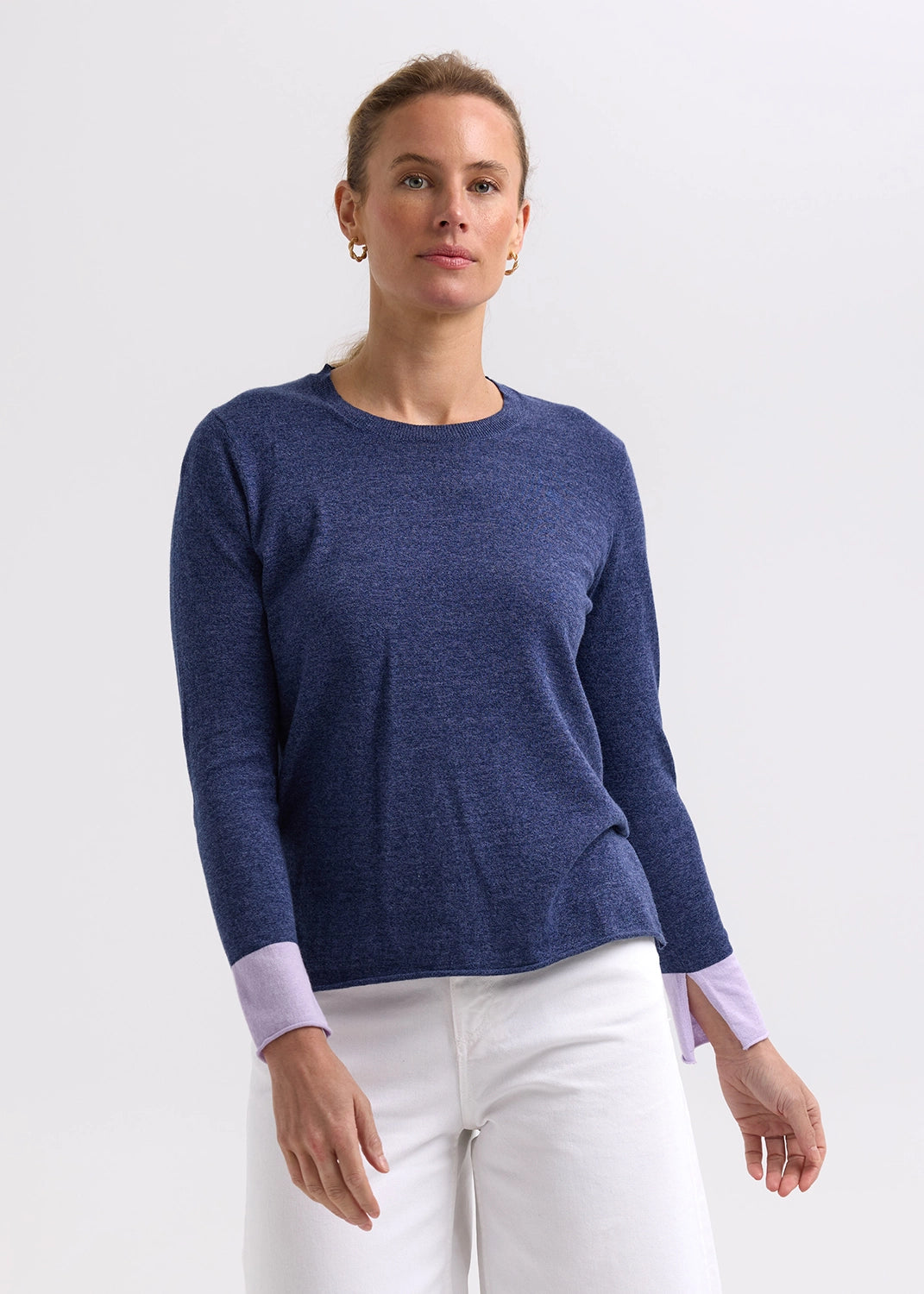 Zaket & Plover Elbow Patch Jumper ZP7707