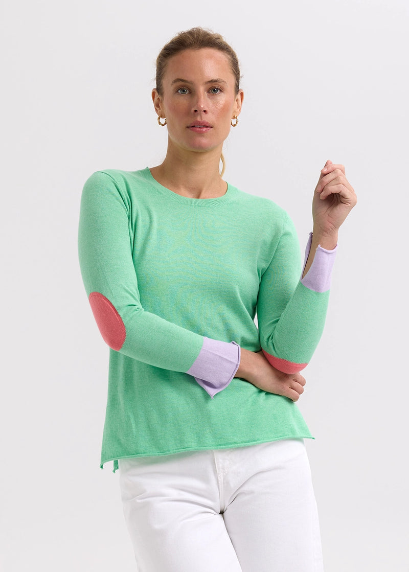 Zaket & Plover Elbow Patch Jumper ZP7707