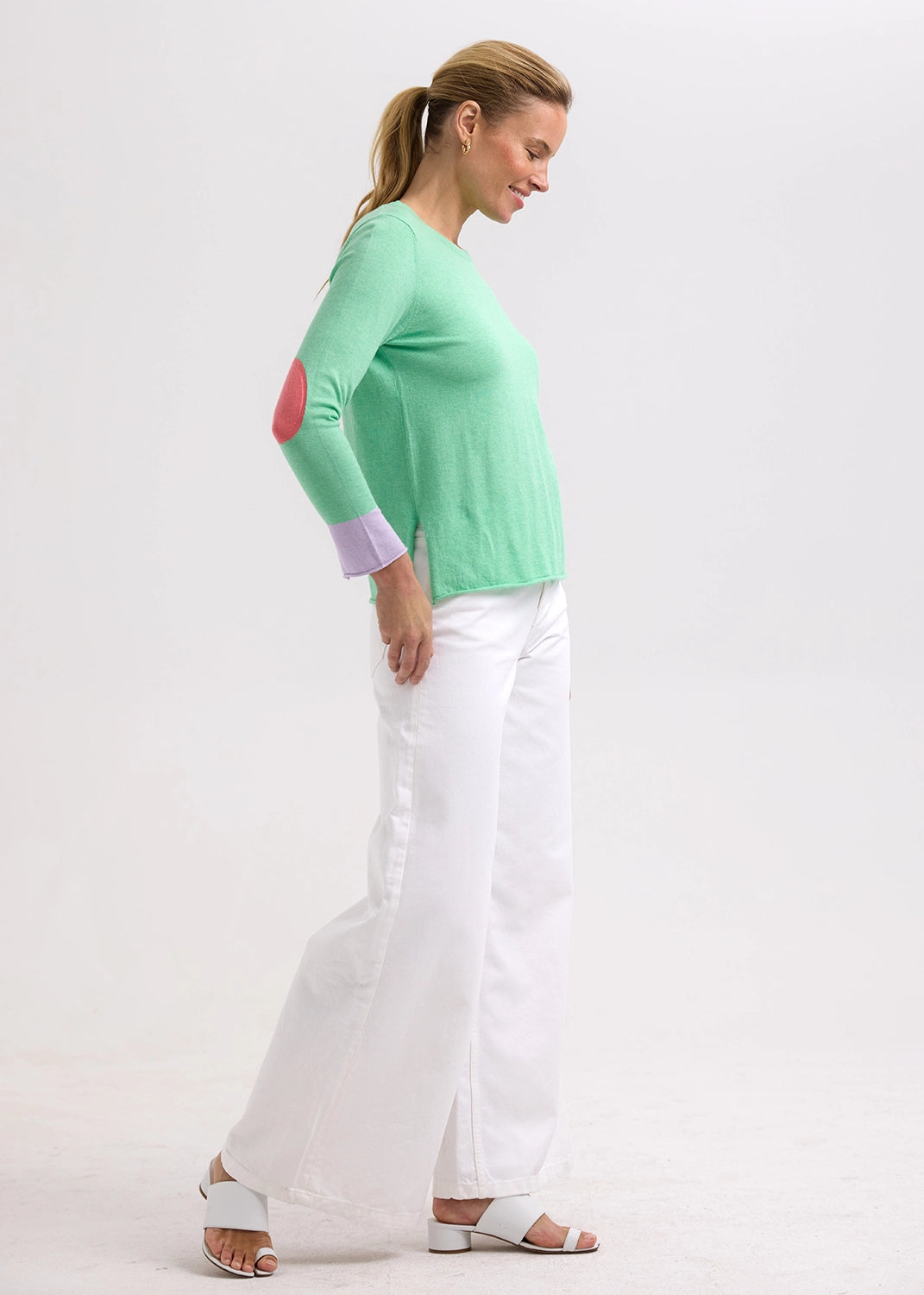 Zaket & Plover Elbow Patch Jumper ZP7707