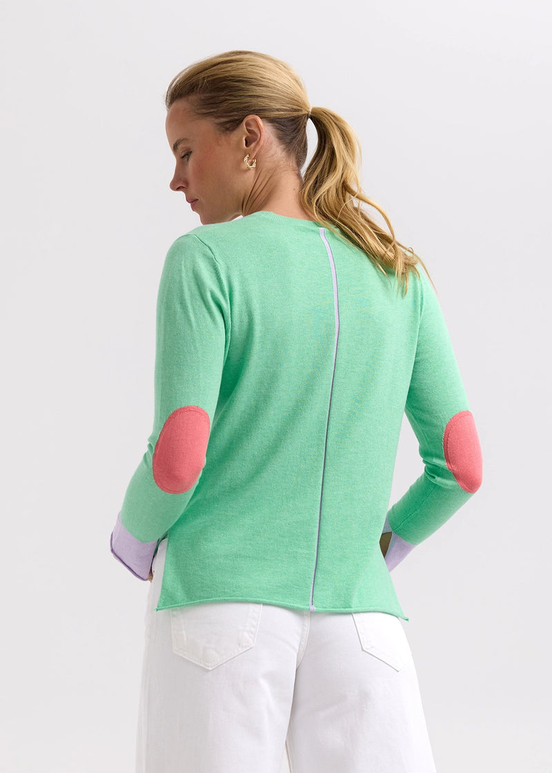 Zaket & Plover Elbow Patch Jumper ZP7707