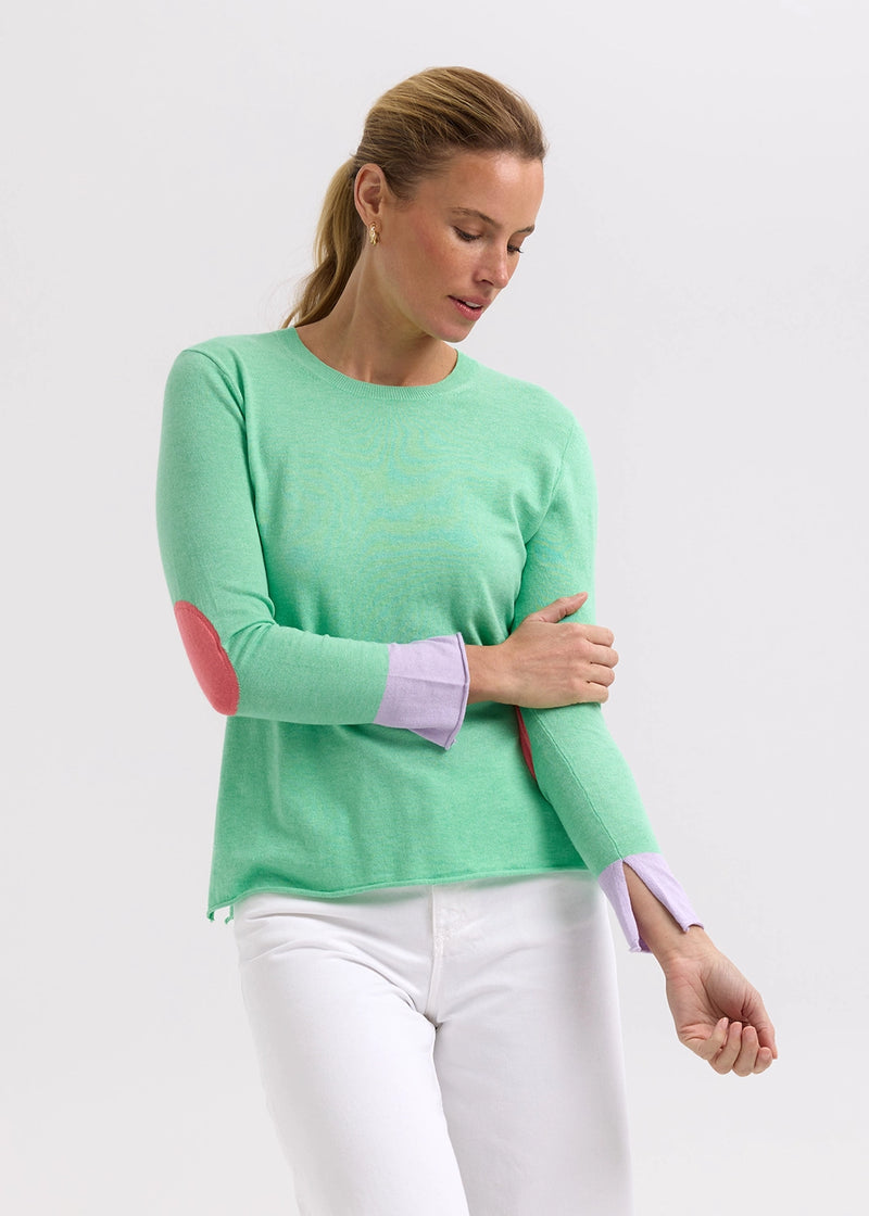 Zaket & Plover Elbow Patch Jumper ZP7707