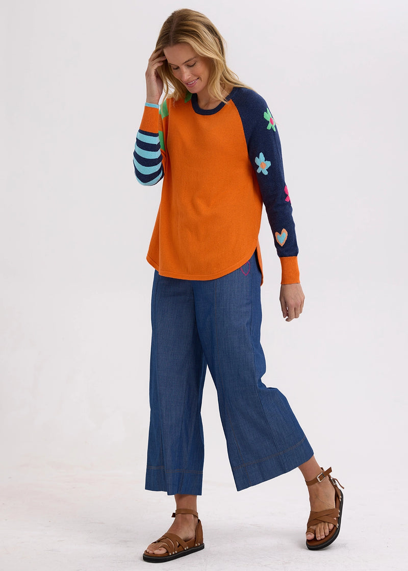 Zaket & Plover My Happy Jumper in Cumquat ZP7710