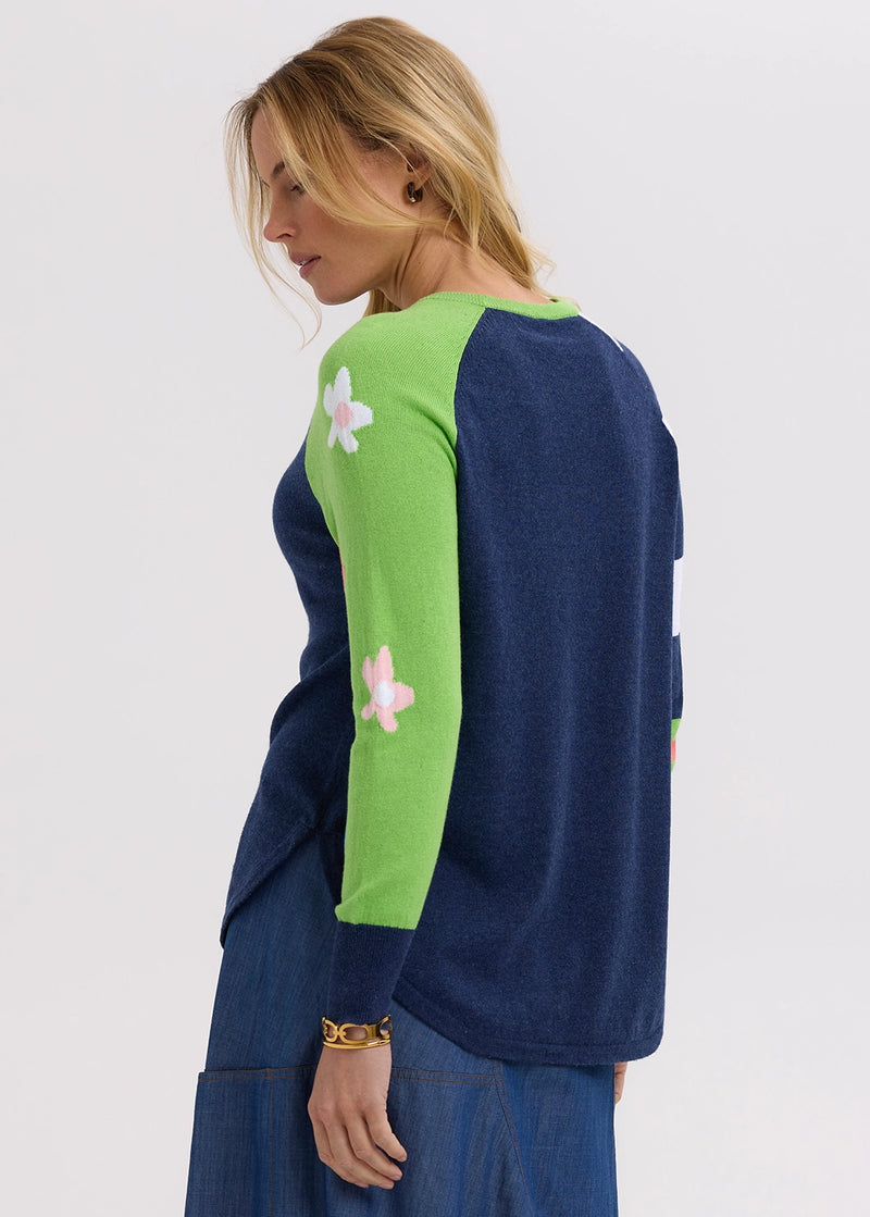 Zaket & Plover My Happy Jumper in Denim ZP7710