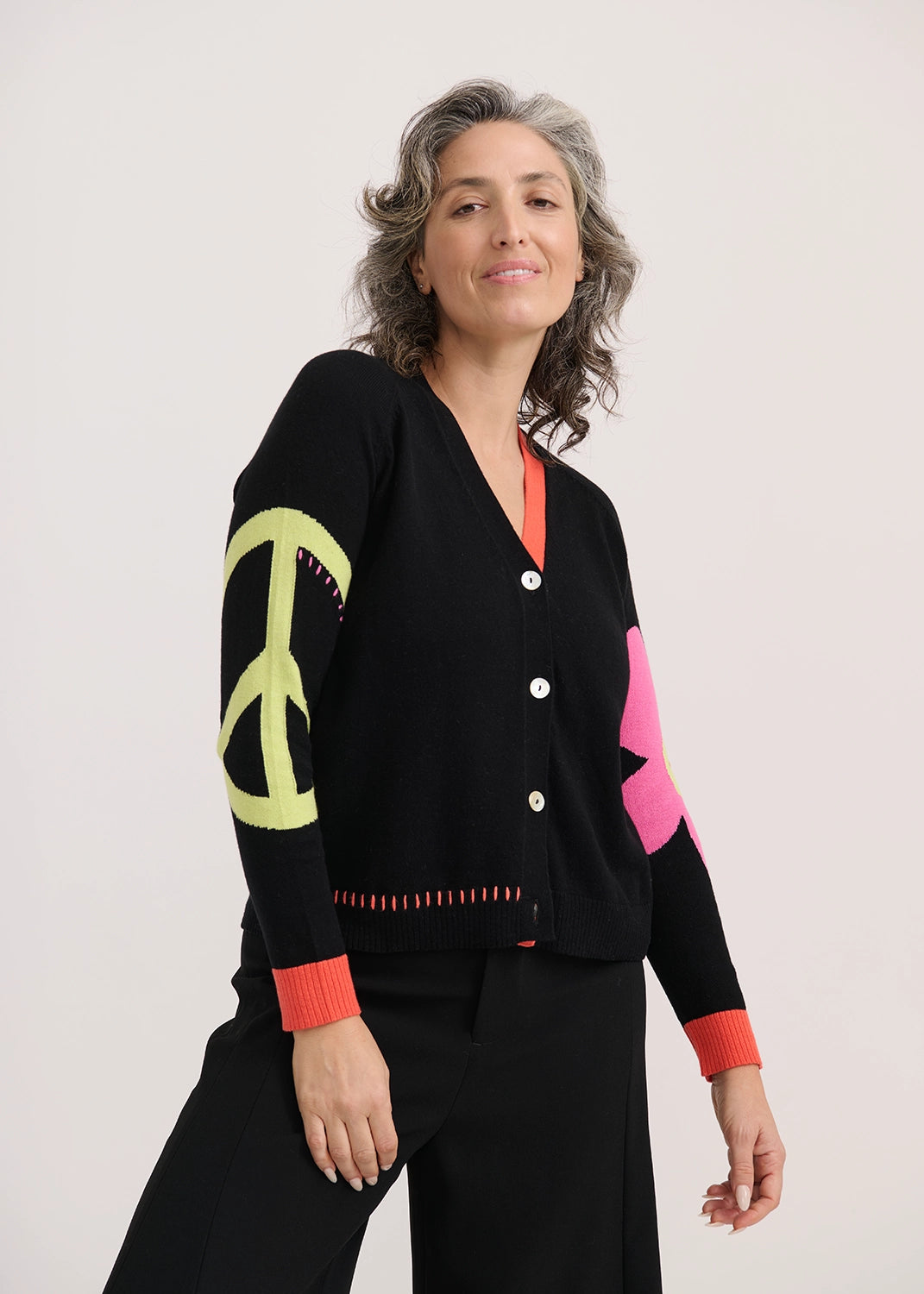 Zaket & Plover Peace Please Cardigan ZP7711
