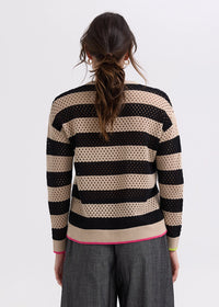 Zaket & Plover Pointelle Zip Cardigan ZP7718