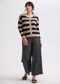 Zaket & Plover Pointelle Zip Cardigan ZP7718