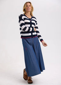 Zaket & Plover Pointelle Zip Cardigan ZP7718