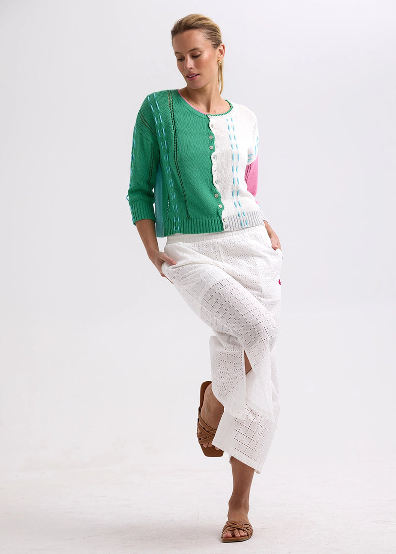 Zaket & Plover Thread Detail Cardigan ZP7719