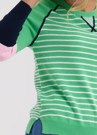 Zaket & Plover Breton Jumper in Apple ZP7724