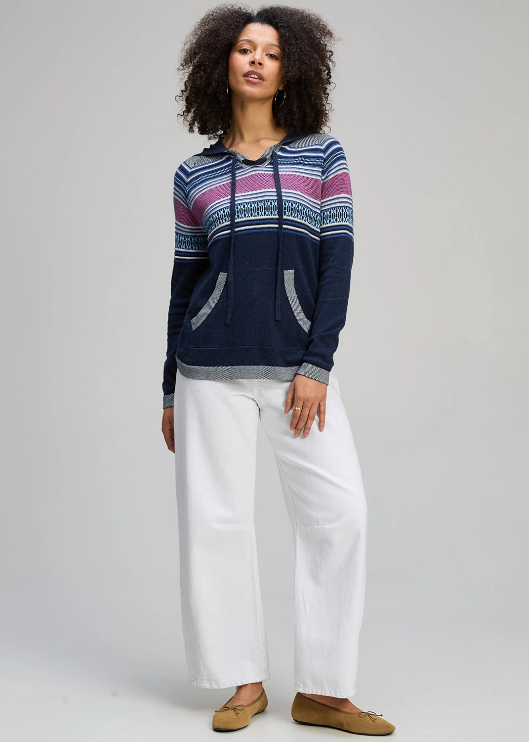 Zaket & Plover Apres Hoodie In Dk Denim Zp8129