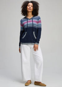 Zaket & Plover Apres Hoodie In Dk Denim Zp8129