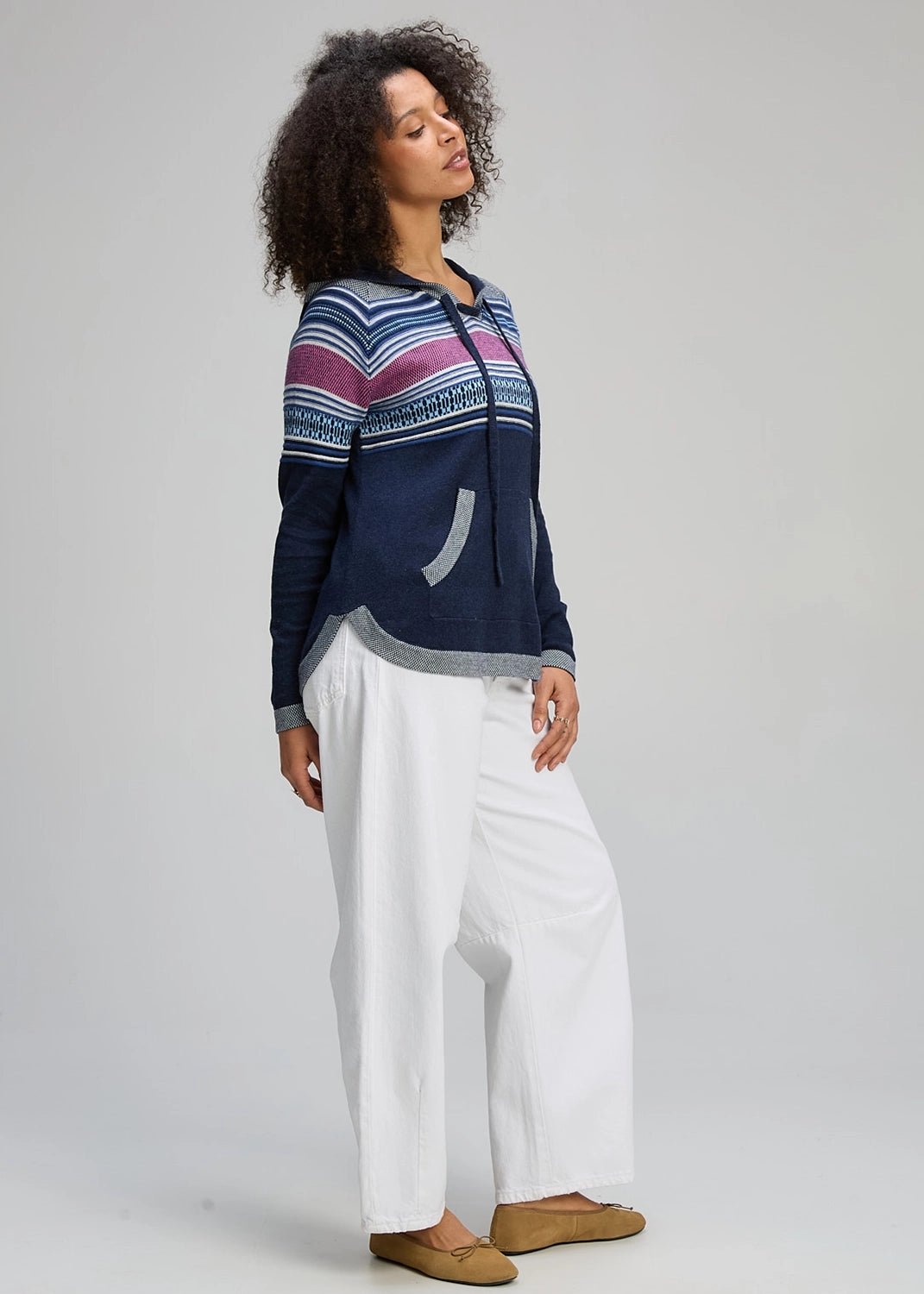 Zaket & Plover Apres Hoodie In Dk Denim Zp8129