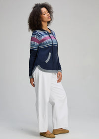 Zaket & Plover Apres Hoodie In Dk Denim Zp8129