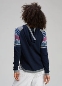 Zaket & Plover Apres Hoodie In Dk Denim Zp8129