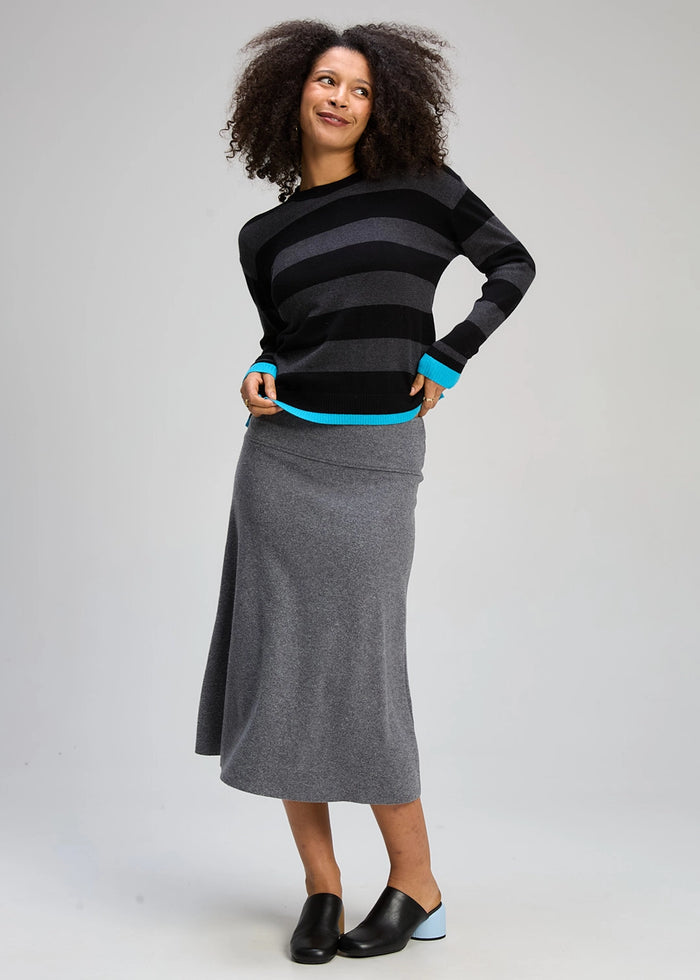 Zaket & Plover Stripe Clash In Black Zp8133