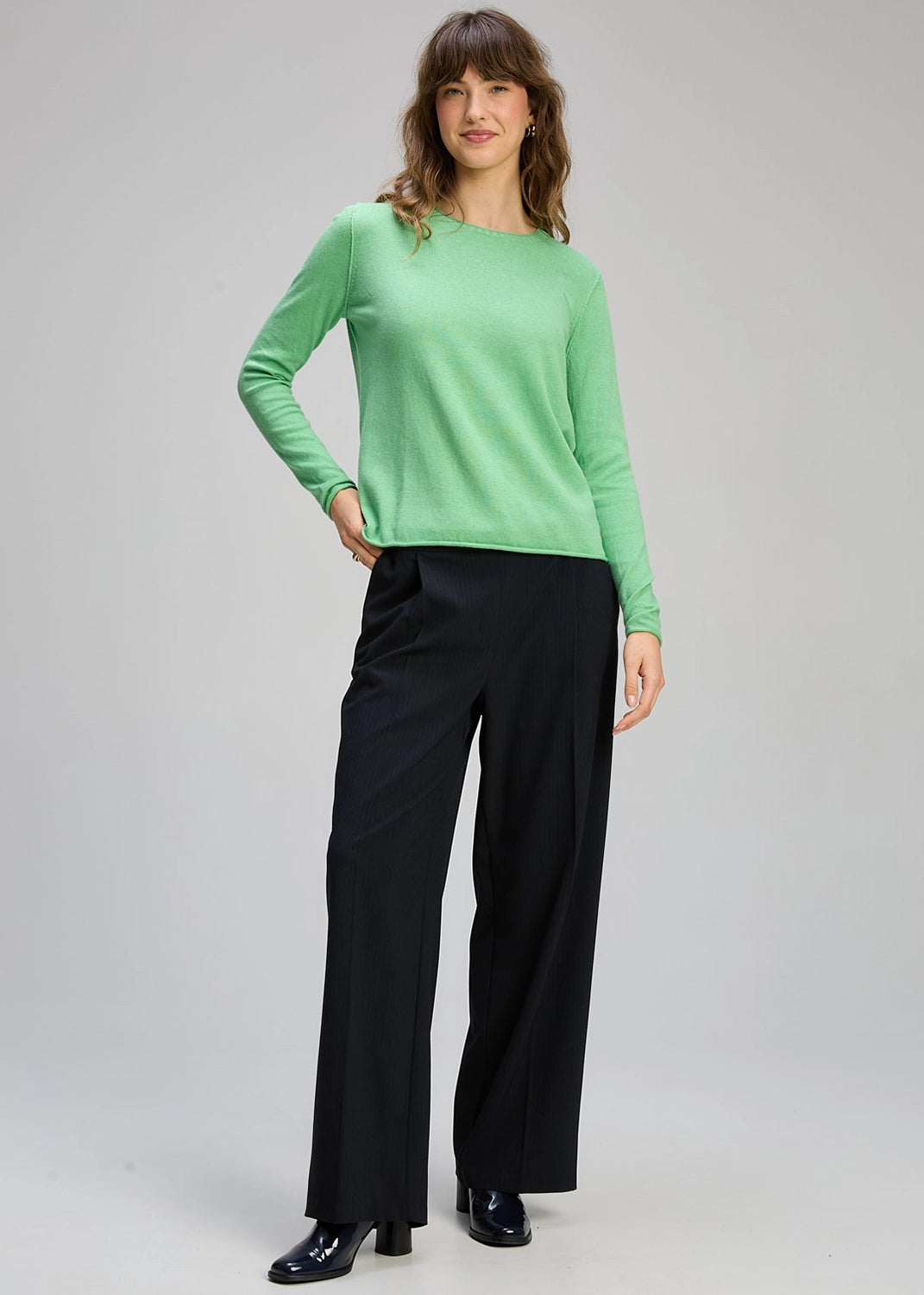 Zaket & Plover Crew Essential In Basil Zp8145